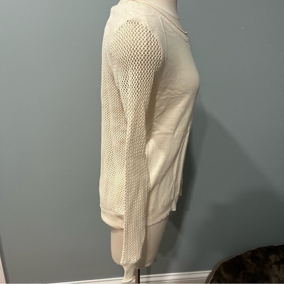 NWT Rock & Republic Birch Classic Rock Mesh Open Knit Sweater Size Small - Picture 3 of 8